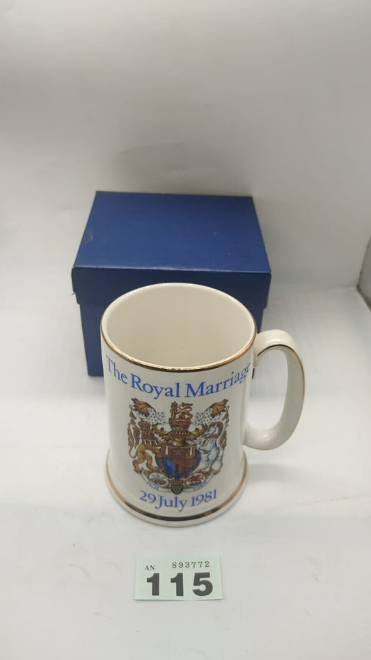 Vintage The Royal Marriage 29 July 1981 Pride of Britain Souvenir Mug Lady Diana