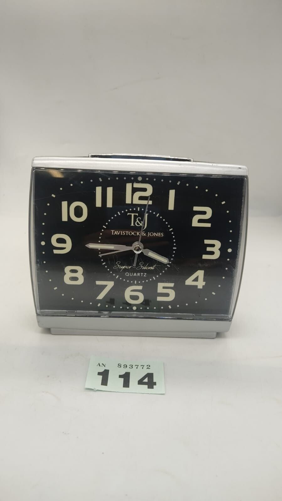 Tavistock And Jones Retro - Glow In The Dark Alarm Clock Used Working