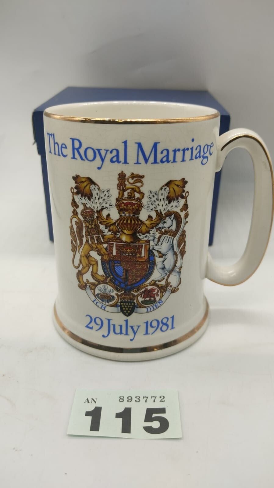 Vintage The Royal Marriage 29 July 1981 Pride of Britain Souvenir Mug Lady Diana