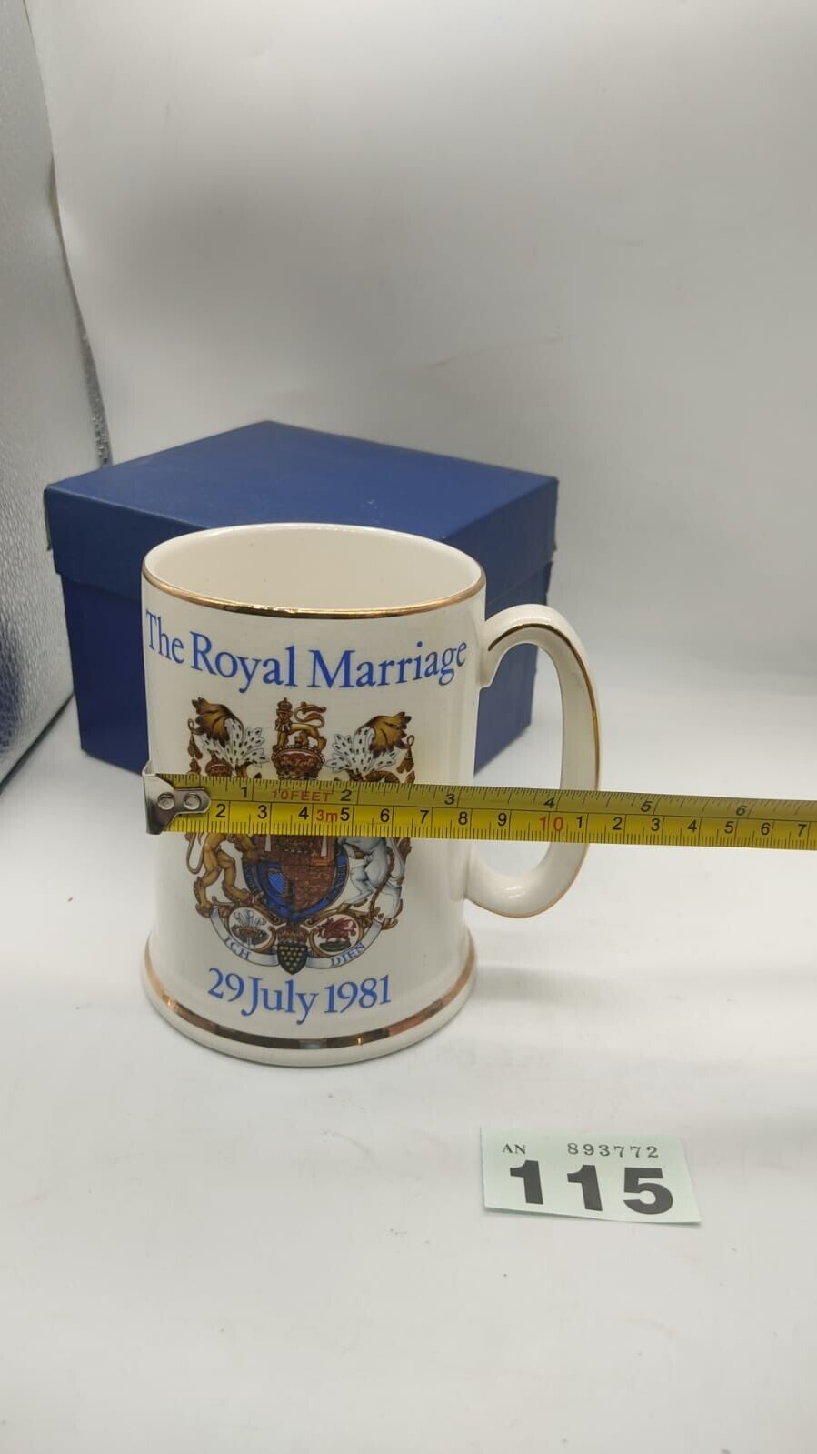 Vintage The Royal Marriage 29 July 1981 Pride of Britain Souvenir Mug Lady Diana