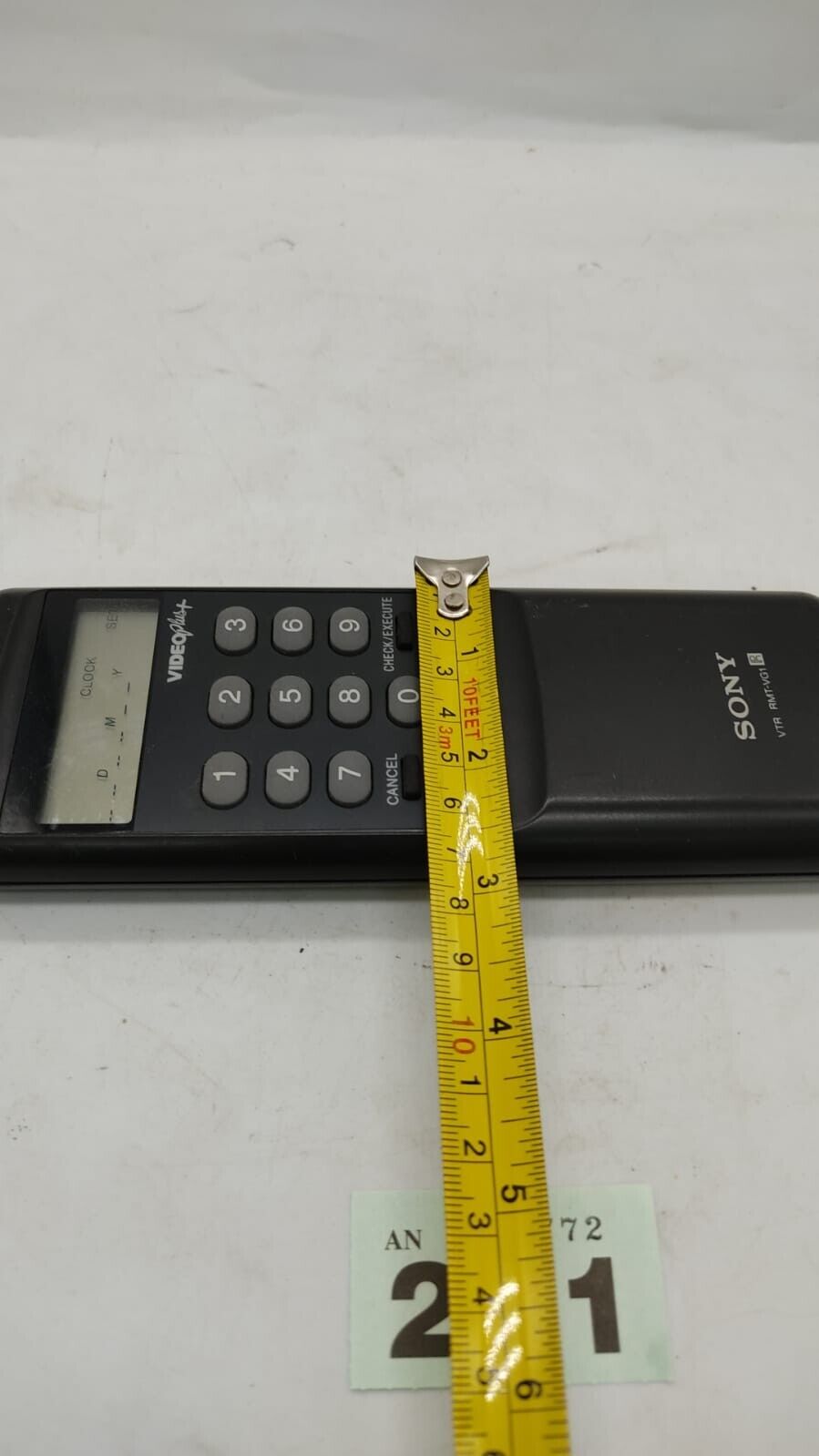 Genuine Original Sony Vtr Vcr Remote Control Rmt - VG1 SLVE6U