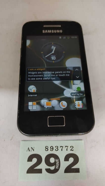 Samsung Galaxy Ace GT- 5830i Black 3G Unlocked Mobile Phone Device Only