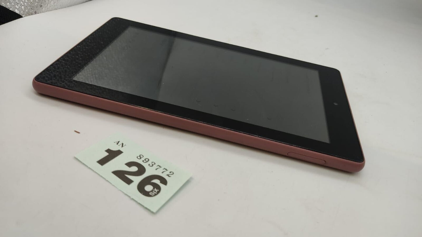 Amazon Kindle Fire 7 SR043KL Android e-Book 8GB Reader Pink Used Device only