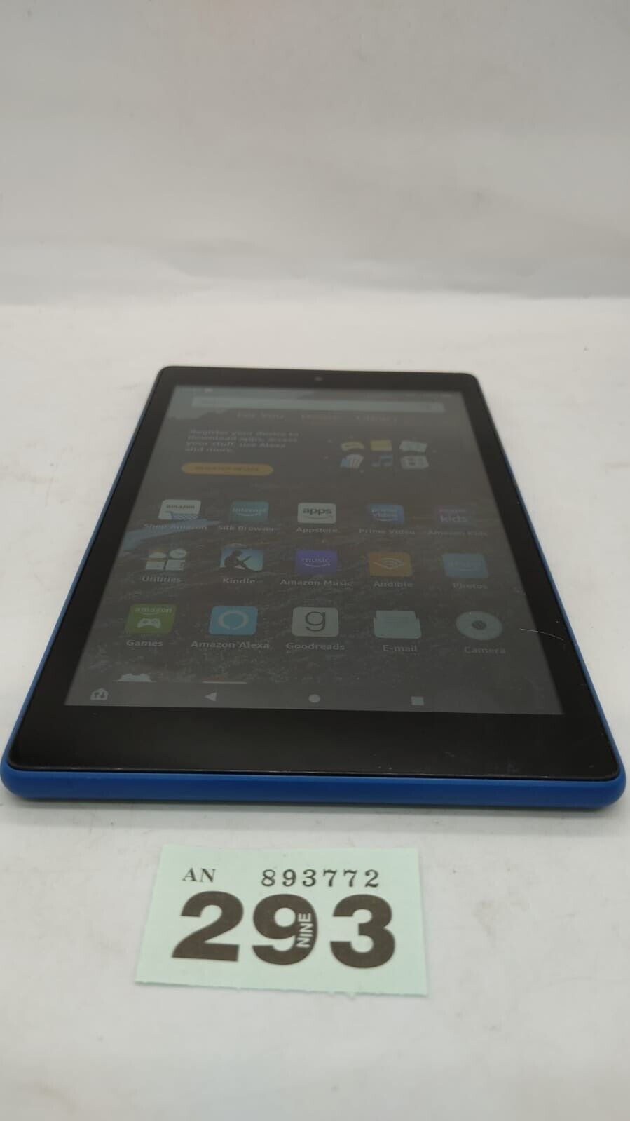 Amazon Kindle Fire Tablet HD 8 (8th Gen) 2018 16GB Blue Wi-Fi L5S83A Device Only