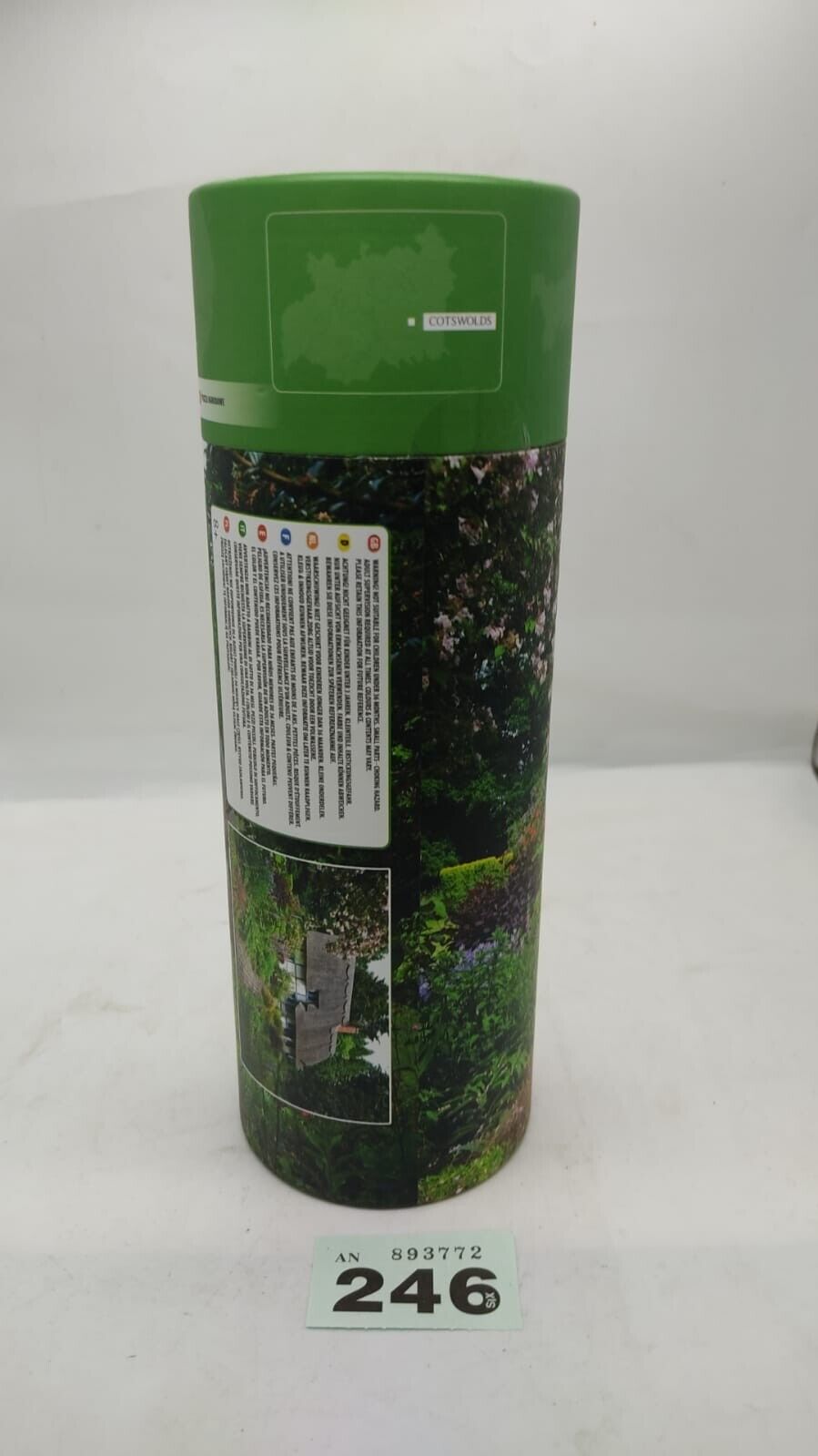 Puzzle in a Tube (500 Pieces) - Summer Garden Scene. Sealed