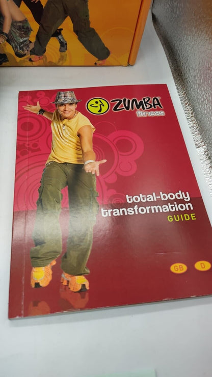 Zumba Fitness Total Body Transformation System 4 DVDs Toning Sticks Guide 2010