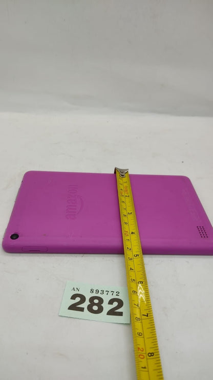 Amazon Kindle Fire 7 8GB WiFi (5th Generation) SV98LN- Pink Device Only. Working