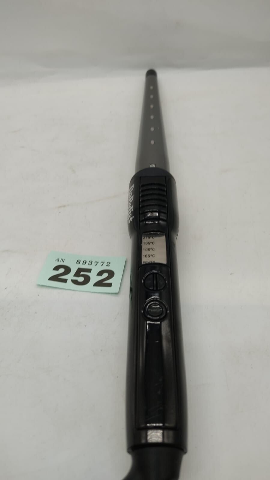 BaByliss F48k Digital Hair Curling Wand Barrel Tong Curler Used Tested Working