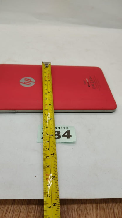 HP RED Slate 7 Tablet with Built in Beats Audio Device Only Tested Working