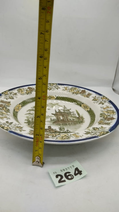 Rare Antique Royal Doulton Burslem England Madras Plate Stamped Numbered