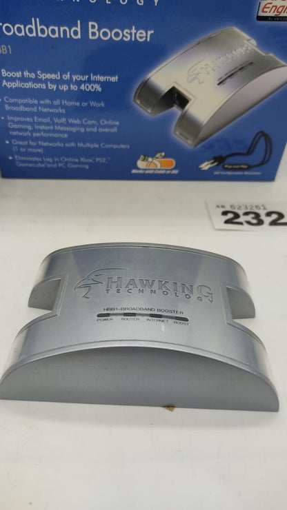 Hawking Technology Broadband Booster HBB1 Including All Cables, Boxed