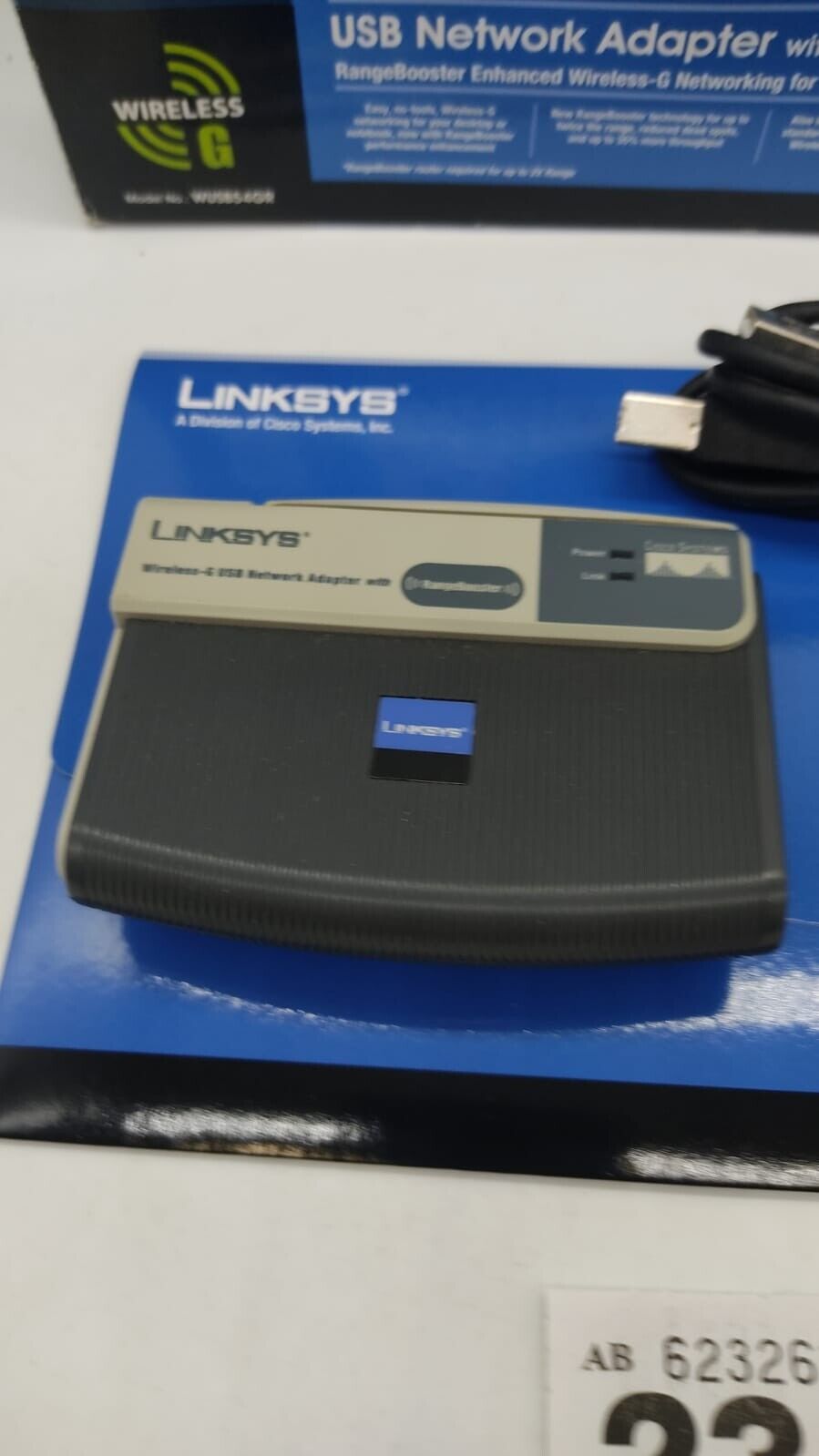 Linksys Wireless G USB Network Adapter with Speedbooster WUSB54GS Computer