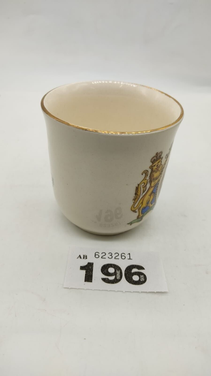 Queen Elizabeth II Commemorating Coronation Cup Mug 1953 June 2 Original 1950s