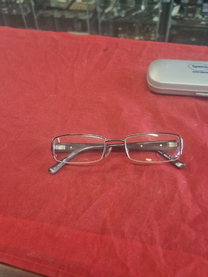 FRENCH CONNECTION eyeglasses GREY HALF RIMLESS glasses frame MOD: FC 97 25241808