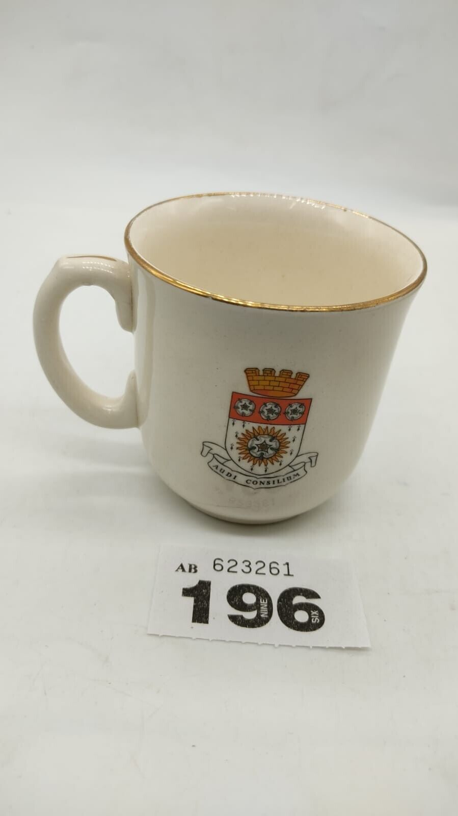 Queen Elizabeth II Commemorating Coronation Cup Mug 1953 June 2 Original 1950s