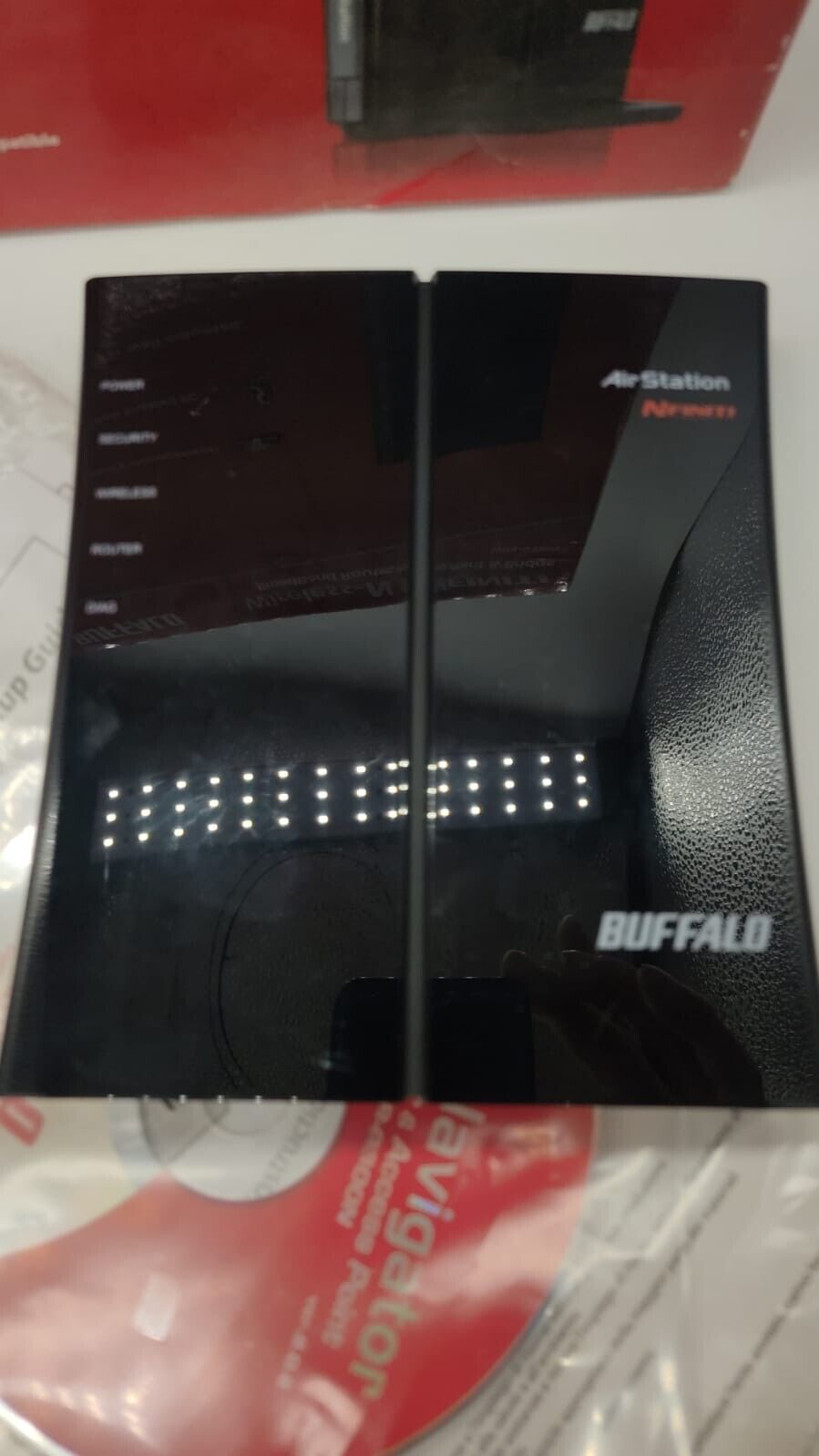 Buffalo Nfiniti Wireless-N Router, Access Point & Bridge WHR-G300N Incomplete