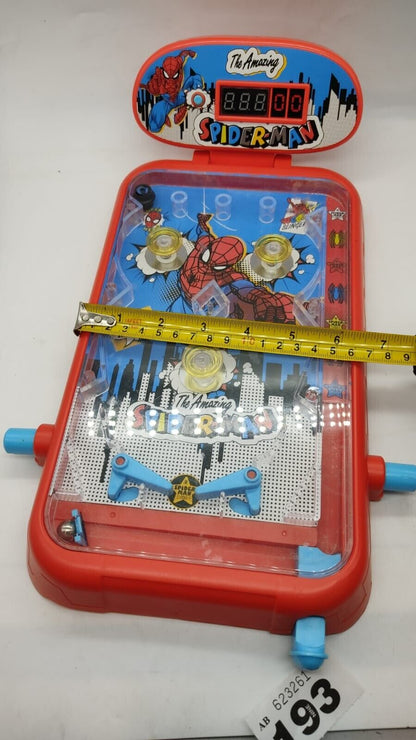 The Amazing Spider Man Electronic Super Pinball Machine with Music & Scoreboard