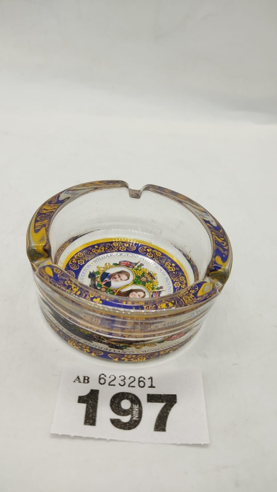 William & Kate Royal Wedding Commemoration Ashtray 2011