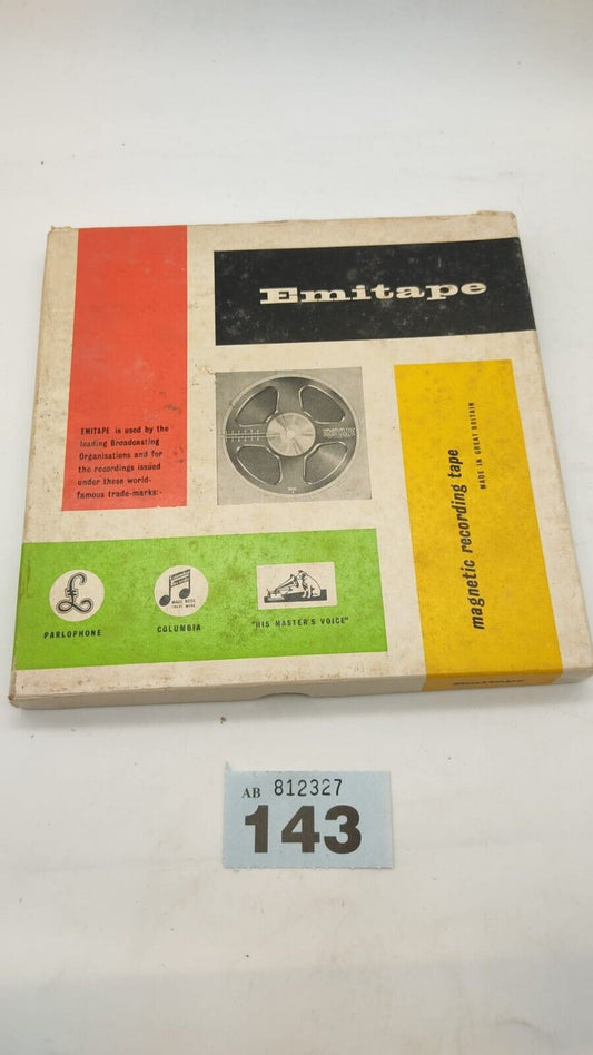 Emitape Magnetic Recording Tape Made in Great Britain - Unknown Content, Vintage