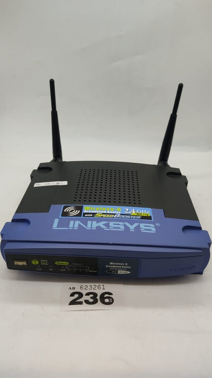 Linksys Wireless-G Broadband Router WRT54GS 2.4 GHz 54Mbps 4 Port Switch