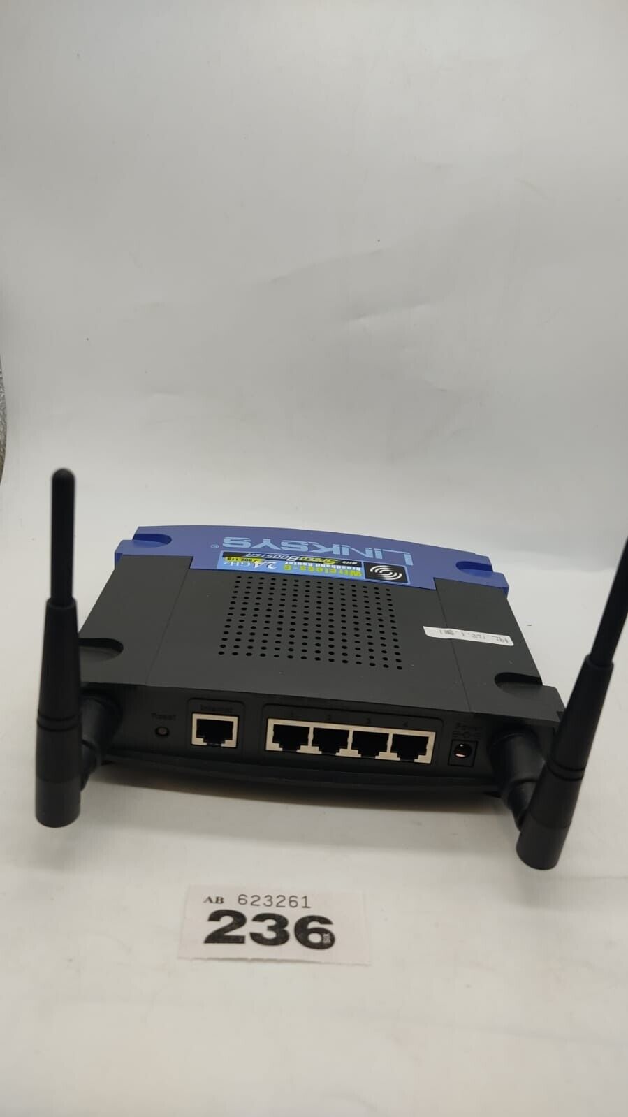 Linksys Wireless-G Broadband Router WRT54GS 2.4 GHz 54Mbps 4 Port Switch