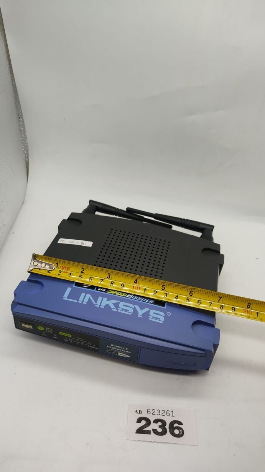 Linksys Wireless-G Broadband Router WRT54GS 2.4 GHz 54Mbps 4 Port Switch