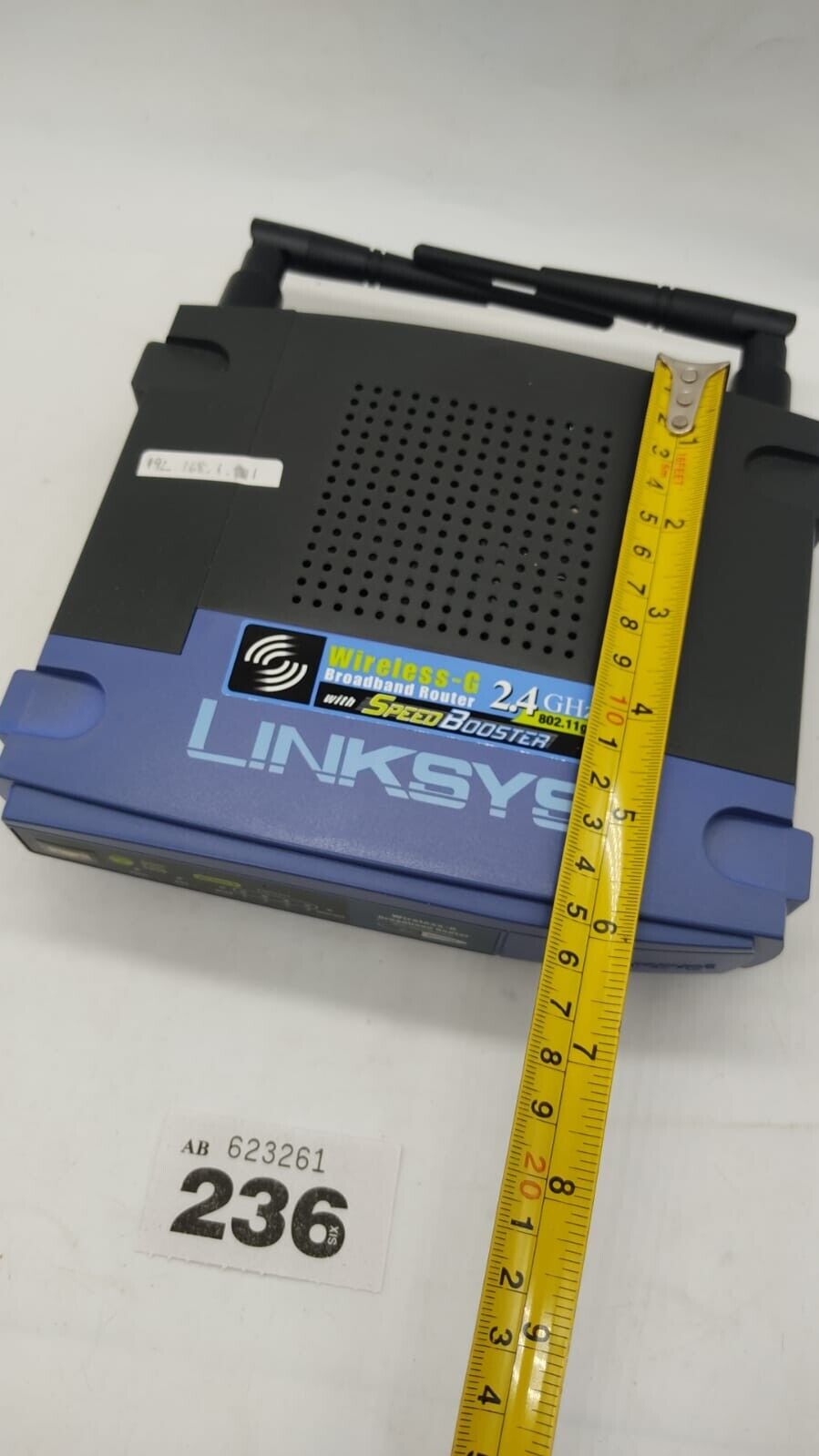 Linksys Wireless-G Broadband Router WRT54GS 2.4 GHz 54Mbps 4 Port Switch