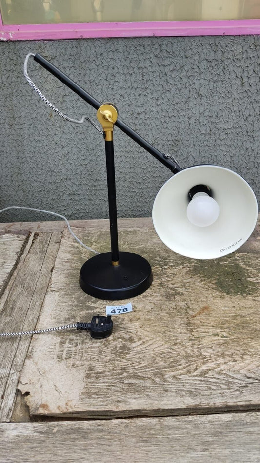 Beautiful Ikea RANARP Range Work Table Lamp Spotlight - Black and Gold