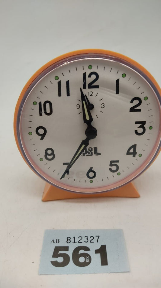 Rare Unique Collectible PSL Clock. Peach Coloured,Vintage