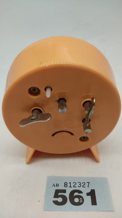 Rare Unique Collectible PSL Clock. Peach Coloured,Vintage