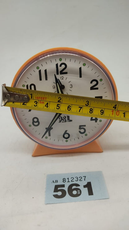 Rare Unique Collectible PSL Clock. Peach Coloured,Vintage