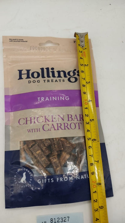 Hollings Chicken Bars with Carrot Dog Puppy Meat Training Jerky Treats