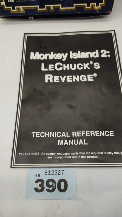 Monkey Island 2 - LeCHUCKS REVENGE, Commodore Amiga Complete Manual with Box