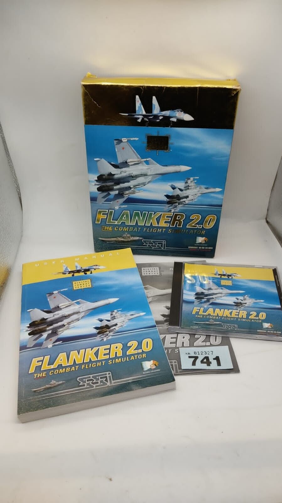 Flanker 2.0 The Combat Flight Simulator CD-Rom Windows 95/98 Big Box Edition