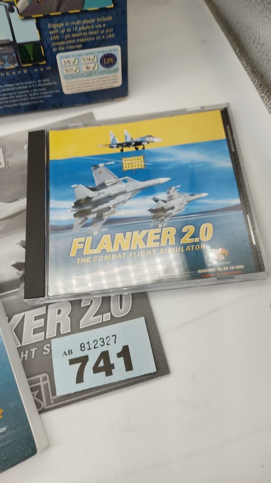 Flanker 2.0 The Combat Flight Simulator CD-Rom Windows 95/98 Big Box Edition