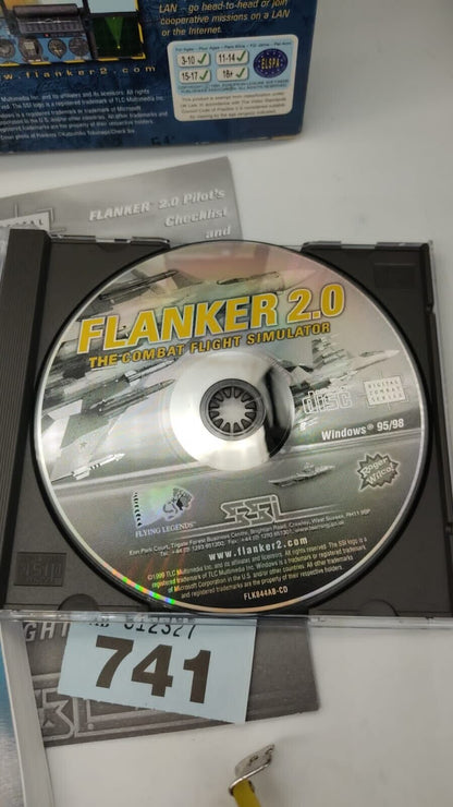 Flanker 2.0 The Combat Flight Simulator CD-Rom Windows 95/98 Big Box Edition