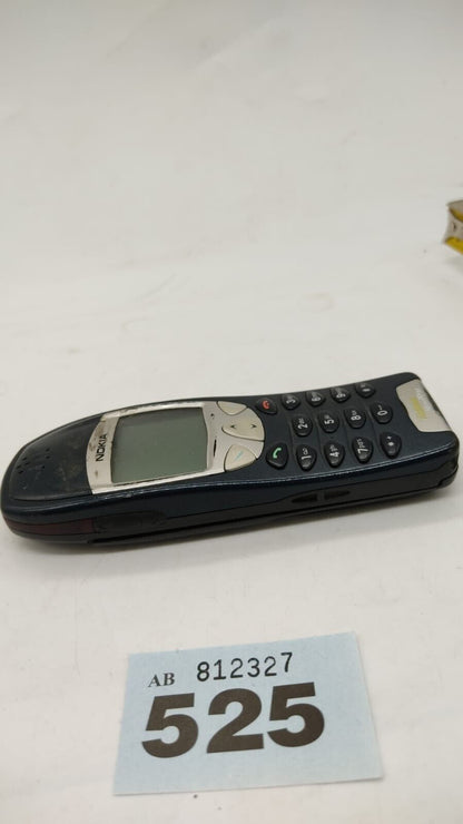 Nokia 6210 Phone, High Capacity Battery, Black- Working, No Charger - Vintage