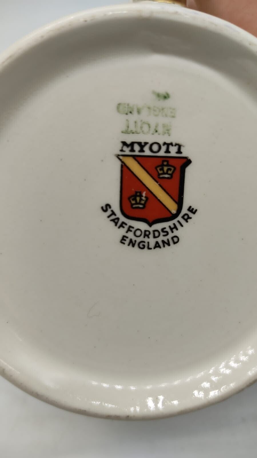 Myott Staffordshire Royal Coronation Coffee Mug Queen Elizabeth II 1953