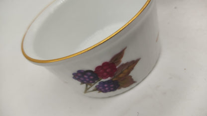 Royal Worcester 5 Ramekins Evesham Gold Small Size, Royal Worcester Ramekins