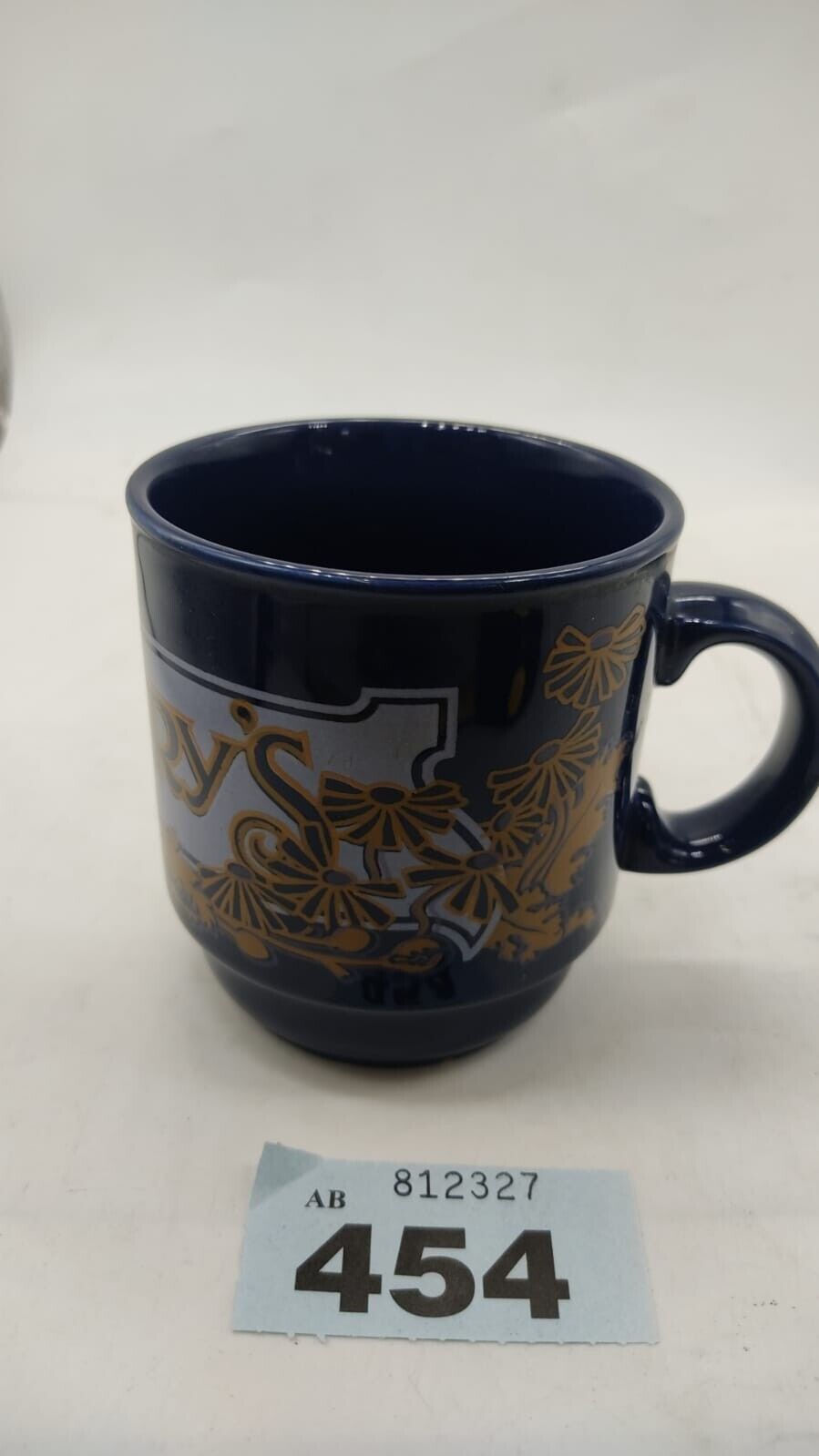 Kiln Craft Cadbury Coffee Mug Cup Blue with Graphics Safe, Vintage - England