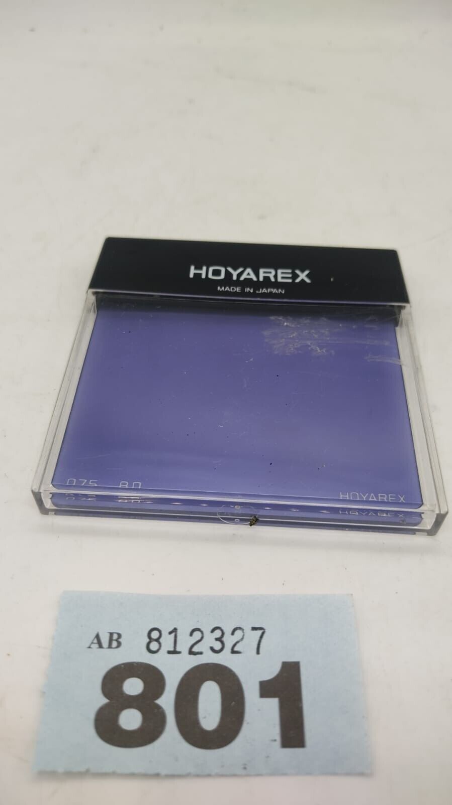 Hoyarex Filter 075 80B Blue, with Protective Case, Made in Japan