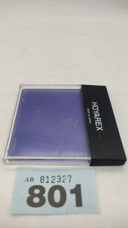 Hoyarex Filter 075 80B Blue, with Protective Case, Made in Japan