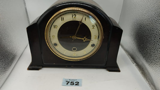 Andrew Mantel Clock 1930-1940. Needs Attention, Complete with Key, Vintage