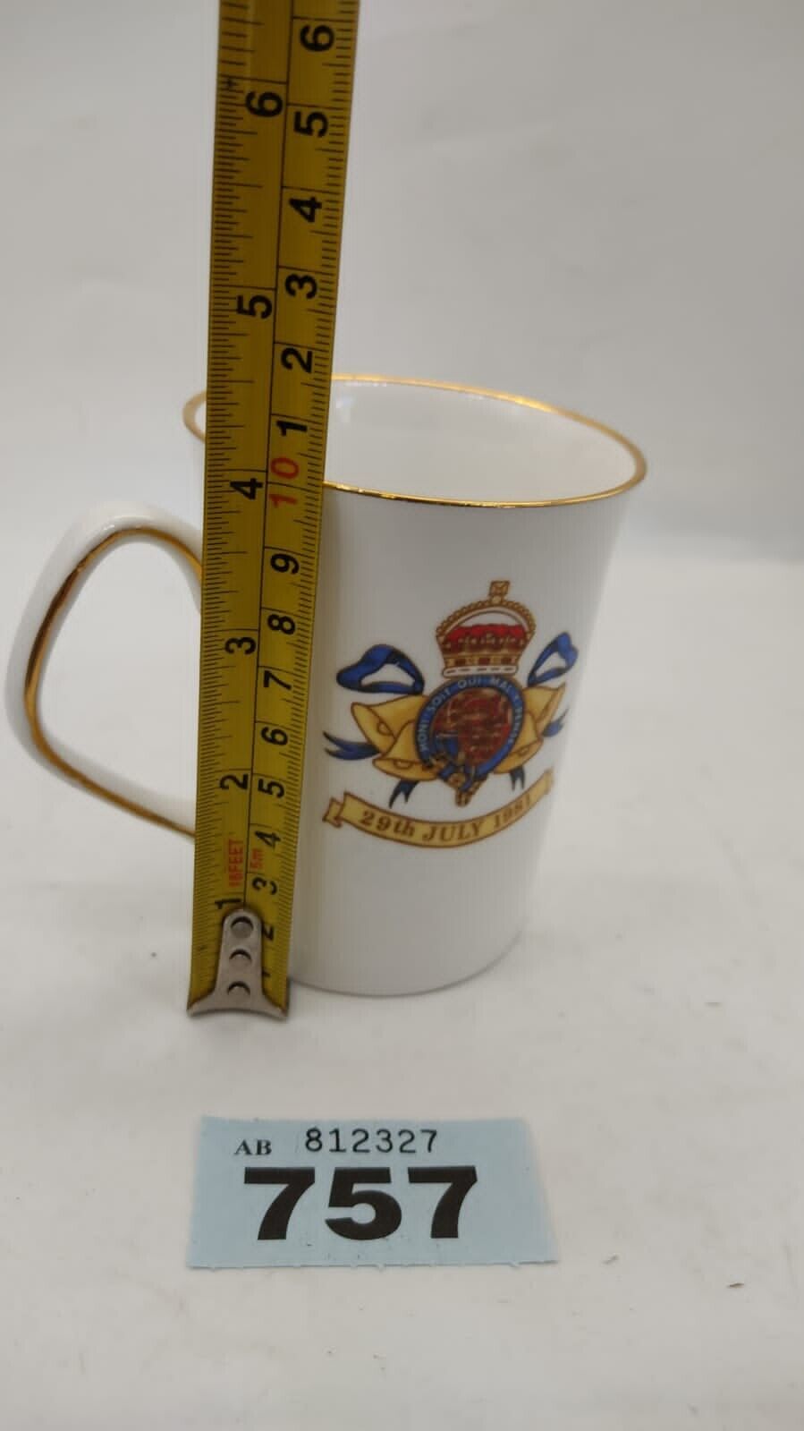 Royal Prince Charles and Diana Marriage Wedding Cup 1981 by Ringtons