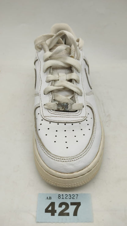 Nike Air Force 1s Trainer Sneakers Low Top Logo Lace Up White Womens UK Size 4