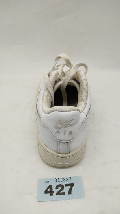 Nike Air Force 1s Trainer Sneakers Low Top Logo Lace Up White Womens UK Size 4