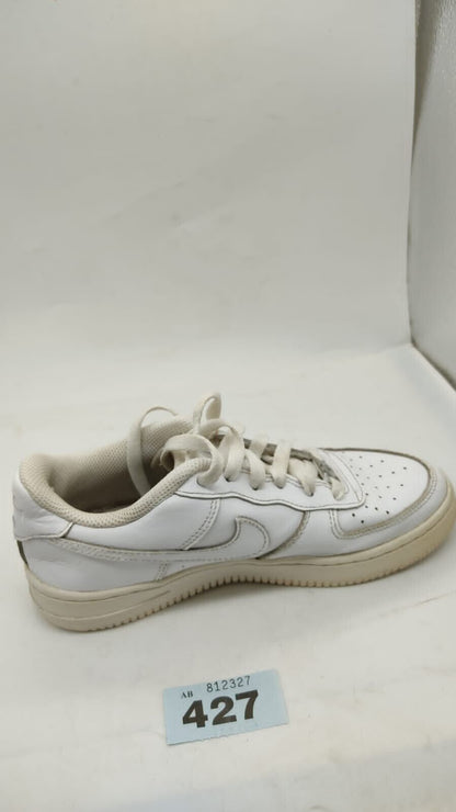 Nike Air Force 1s Trainer Sneakers Low Top Logo Lace Up White Womens UK Size 4