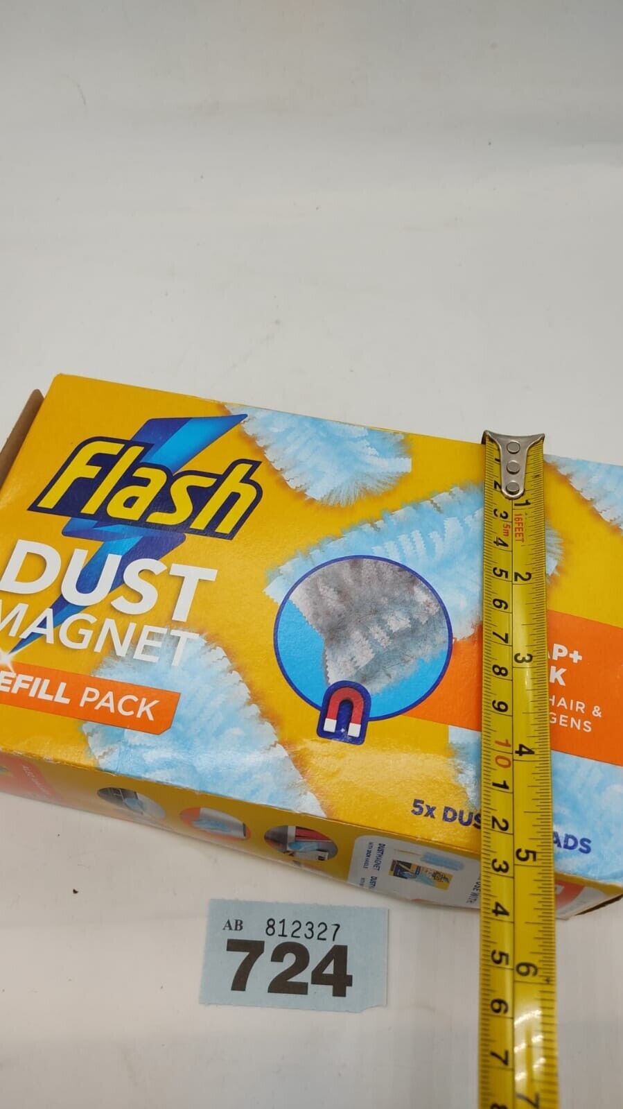 Flash Duster Dust Magnet Trap & Lock Away Dust, Dirt  5 Pack Refills Only