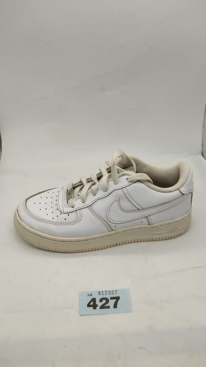 Nike Air Force 1s Trainer Sneakers Low Top Logo Lace Up White Womens UK Size 4