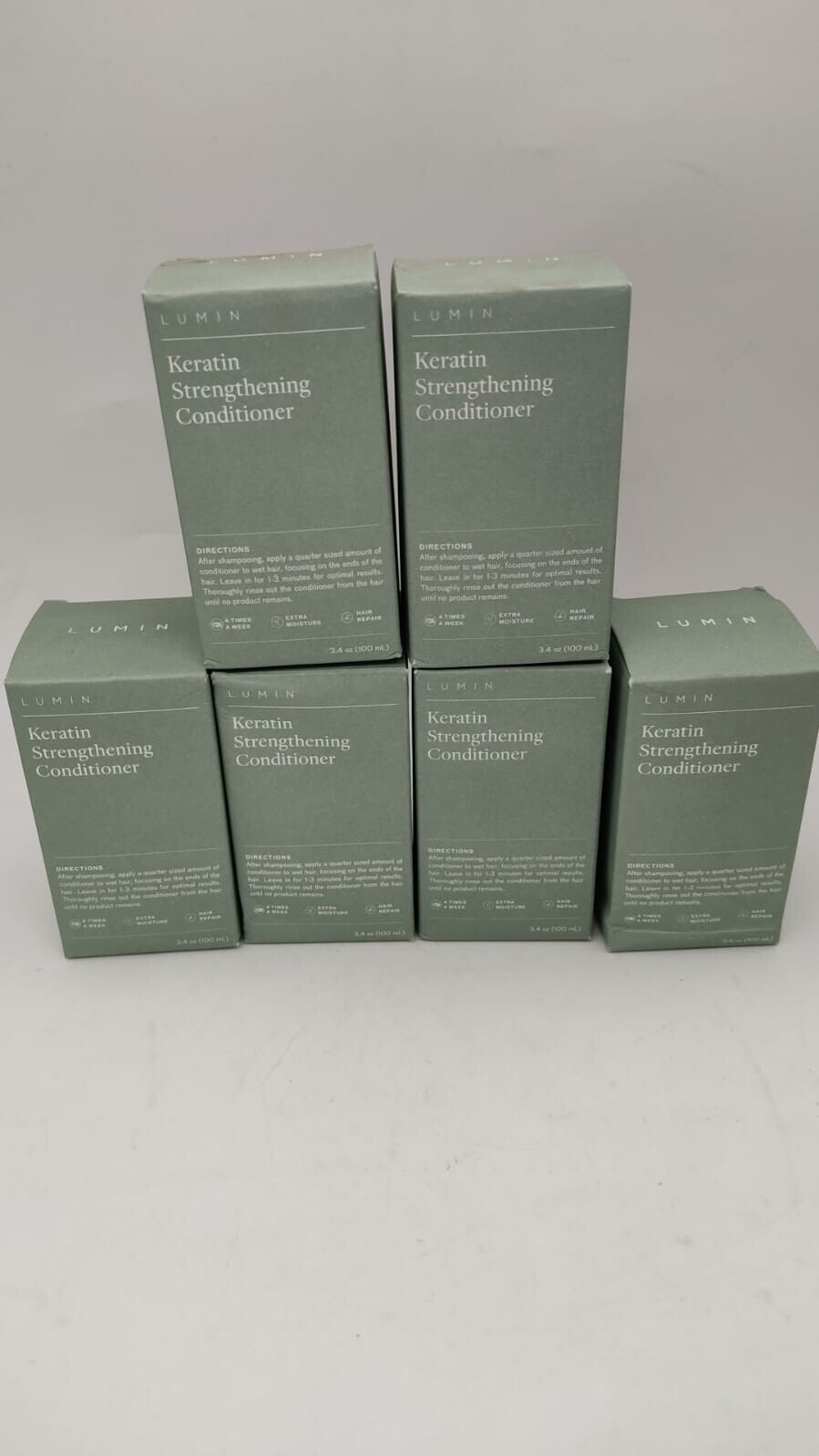 6 x 100ml Lumin Keratin Conditioner Scalp Recovery Set Recovery Tiktok Viral